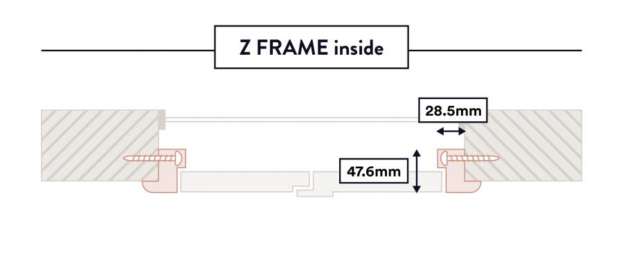 Z frame inside
